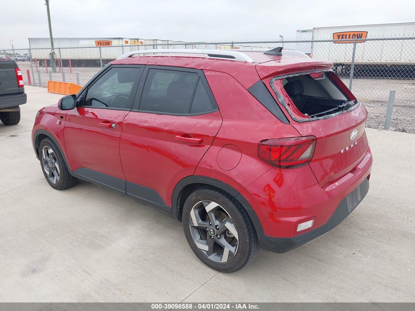 2022 Hyundai Venue Limited VIN: KMHRC8A36NU187827 Lot: 39098588