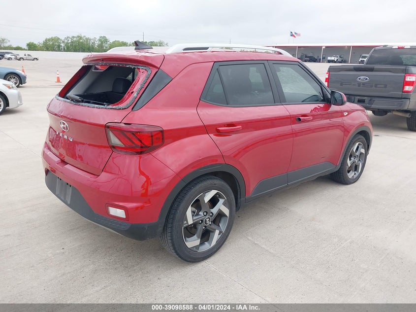 2022 Hyundai Venue Limited VIN: KMHRC8A36NU187827 Lot: 39098588