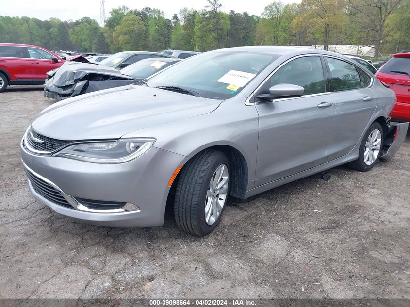 VIN 1C3CCCAB0HN505674 2017 CHRYSLER 200 LIMITED PLATINUM
