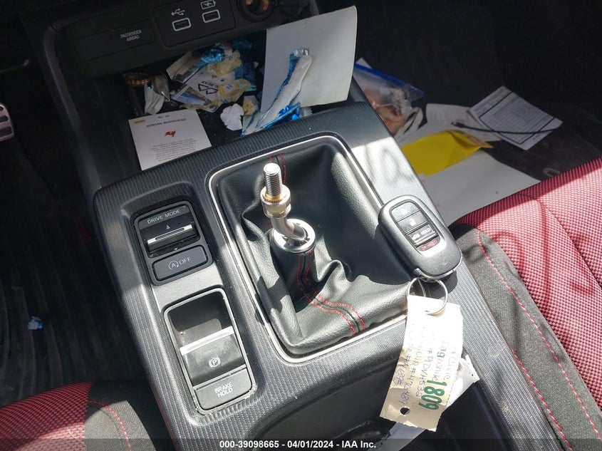 VIN 2HGFE1E5XNH476489 2022 HONDA CIVIC SI SEDAN
