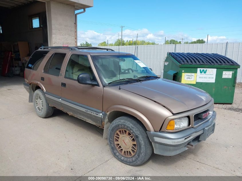 1997 GMC Jimmy Sls VIN: 1GKDT13W1V2555828 Lot: 39098730