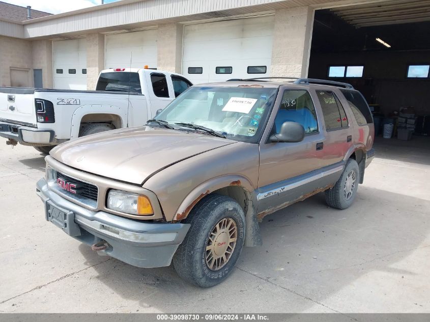 1997 GMC Jimmy Sls VIN: 1GKDT13W1V2555828 Lot: 39098730