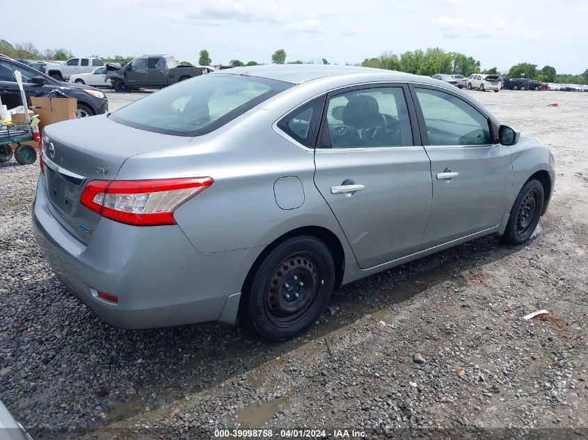 3N1AB7AP6DL750727 | 2013 NISSAN SENTRA