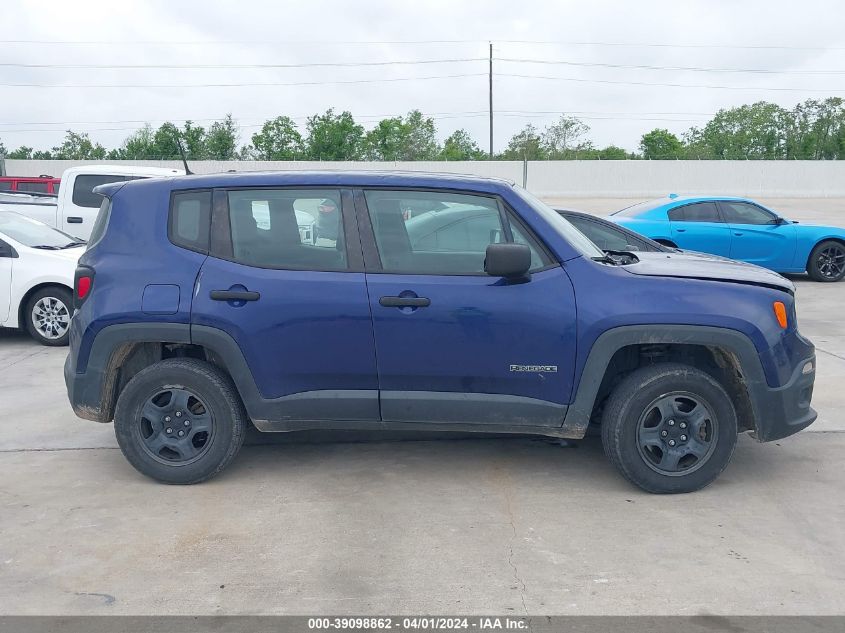 2018 Jeep Renegade Sport 4X4 VIN: ZACCJBAH9JPH14148 Lot: 39098862