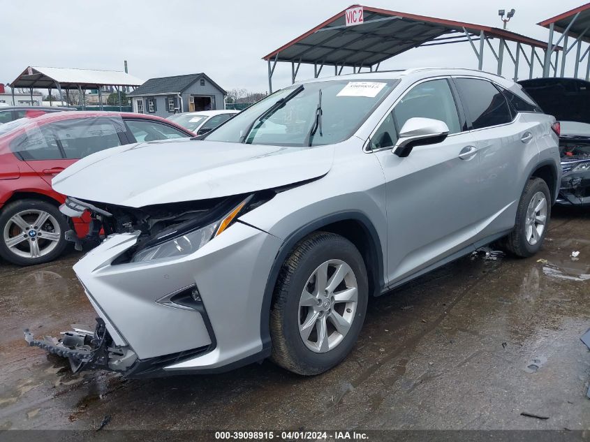 VIN JTJBZMCA3H2018273 2017 LEXUS RX 350 no.2