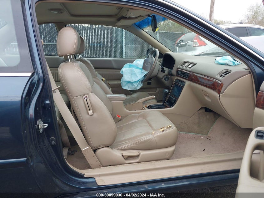 1999 Acura Cl 3.0 VIN: 19UYA225XXL001638 Lot: 39099030