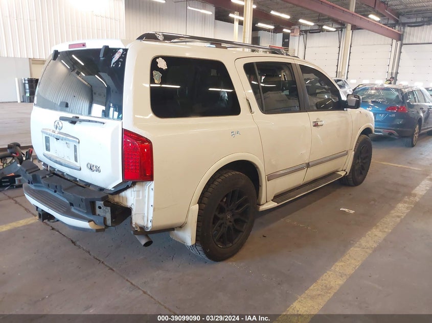 2010 Infiniti Qx56 VIN: 5N3ZA0NE9AN909063 Lot: 39099090