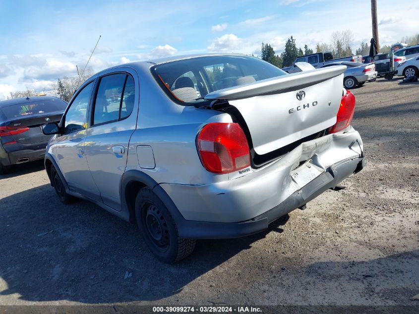 2001 Toyota Echo VIN: JTDBT123510103767 Lot: 39099274