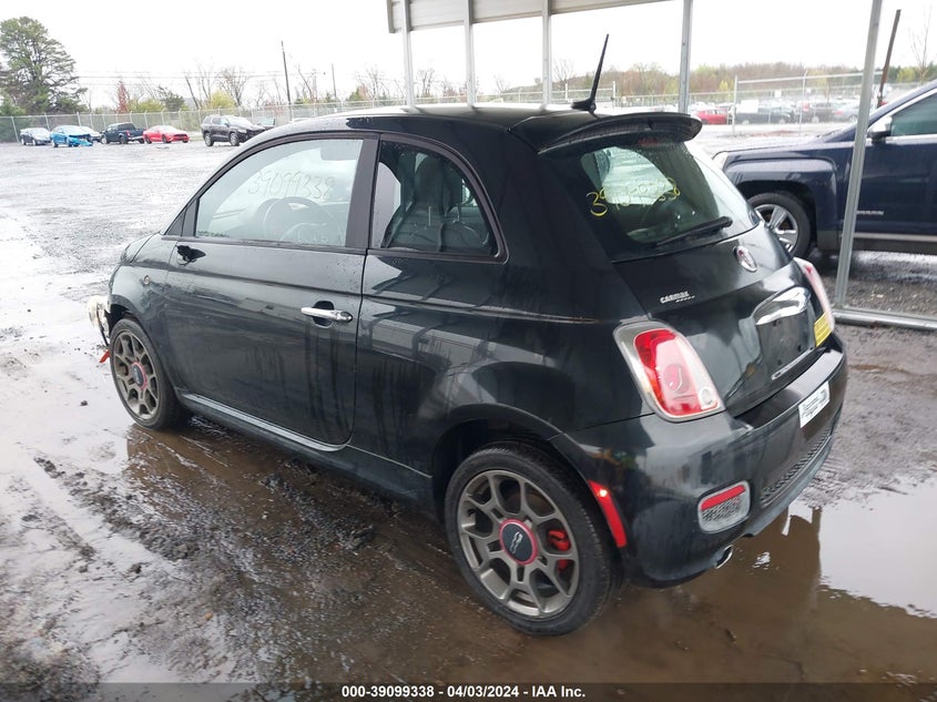 2012 Fiat 500 Sport VIN: 3C3CFFBR7CT101929 Lot: 39099338