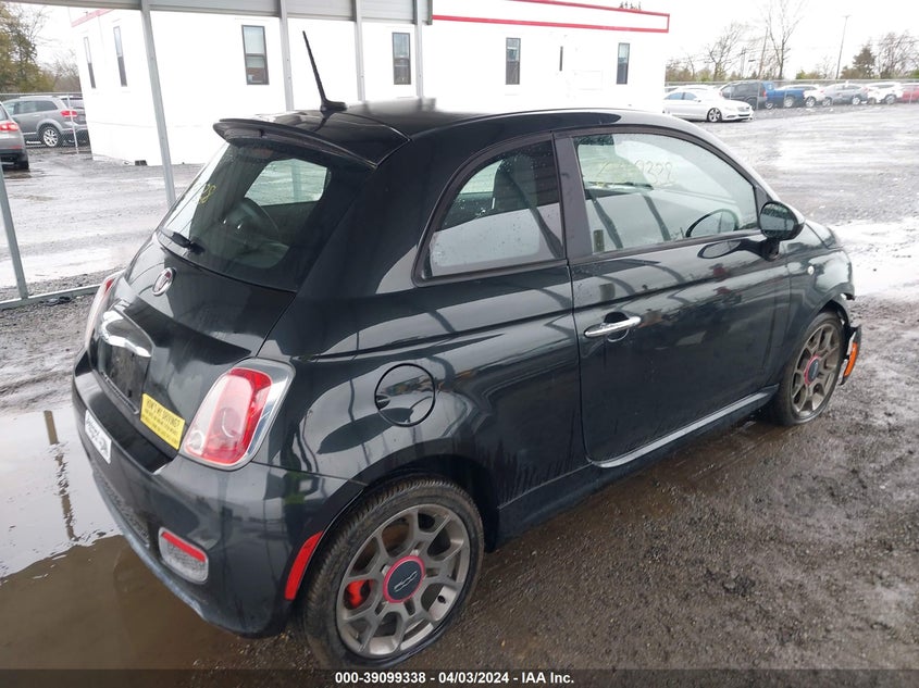 2012 Fiat 500 Sport VIN: 3C3CFFBR7CT101929 Lot: 39099338