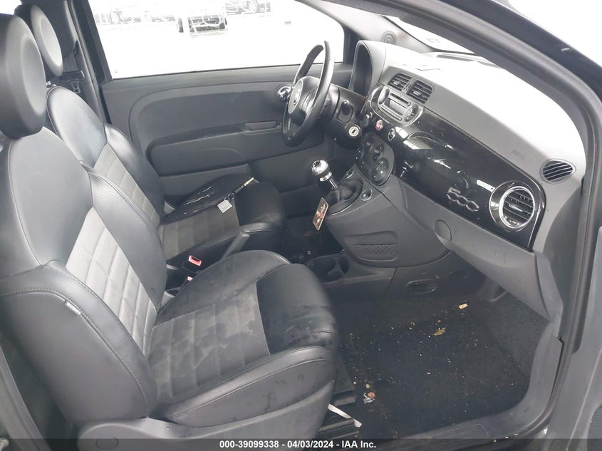 2012 Fiat 500 Sport VIN: 3C3CFFBR7CT101929 Lot: 39099338