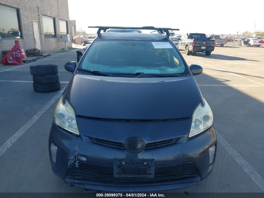 2013 Toyota Prius Two VIN: JTDKN3DUXD1712072 Lot: 39099375