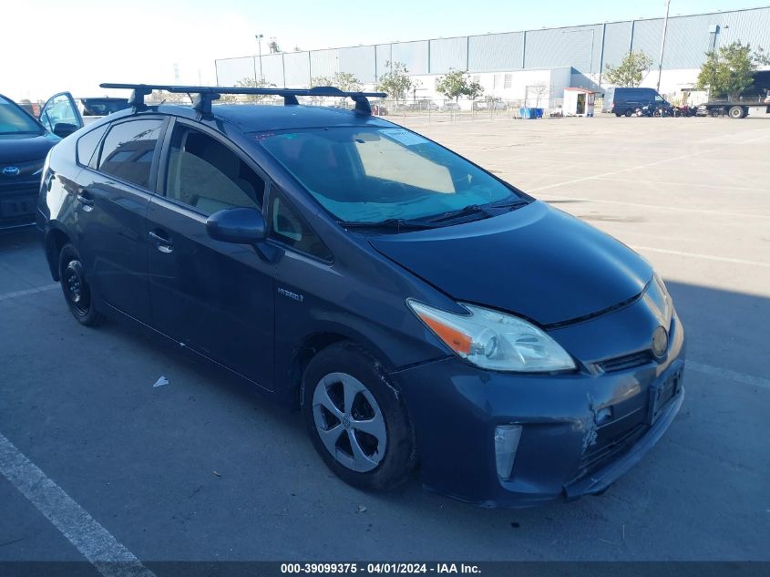 2013 Toyota Prius Two VIN: JTDKN3DUXD1712072 Lot: 39099375