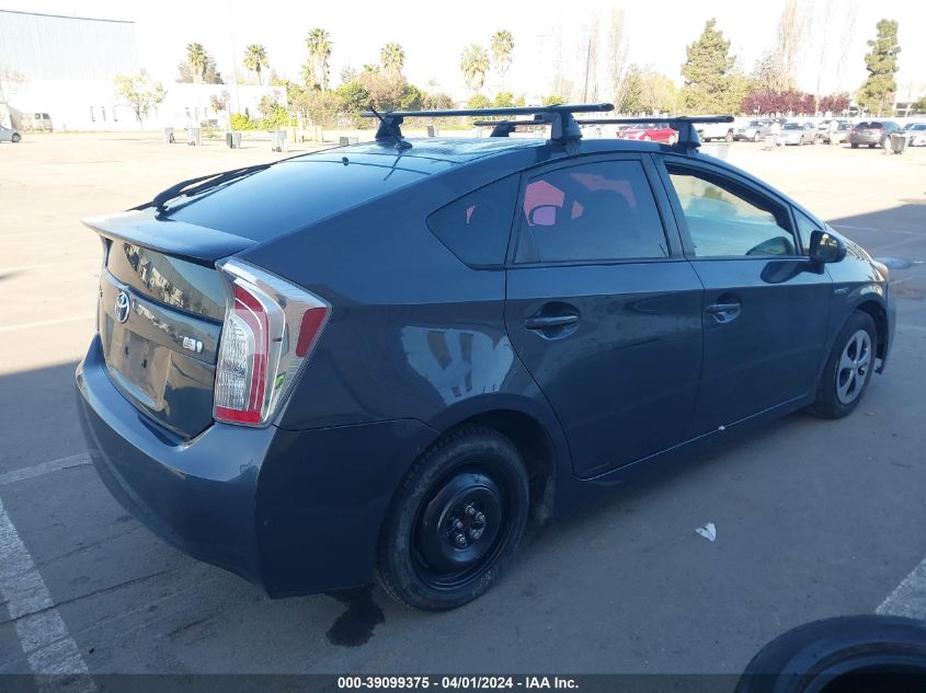 2013 Toyota Prius Two VIN: JTDKN3DUXD1712072 Lot: 39099375