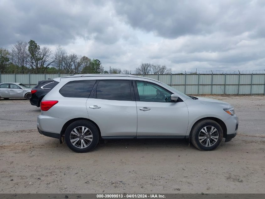 2017 Nissan Pathfinder Sl VIN: 5N1DR2MM4HC654859 Lot: 39099513