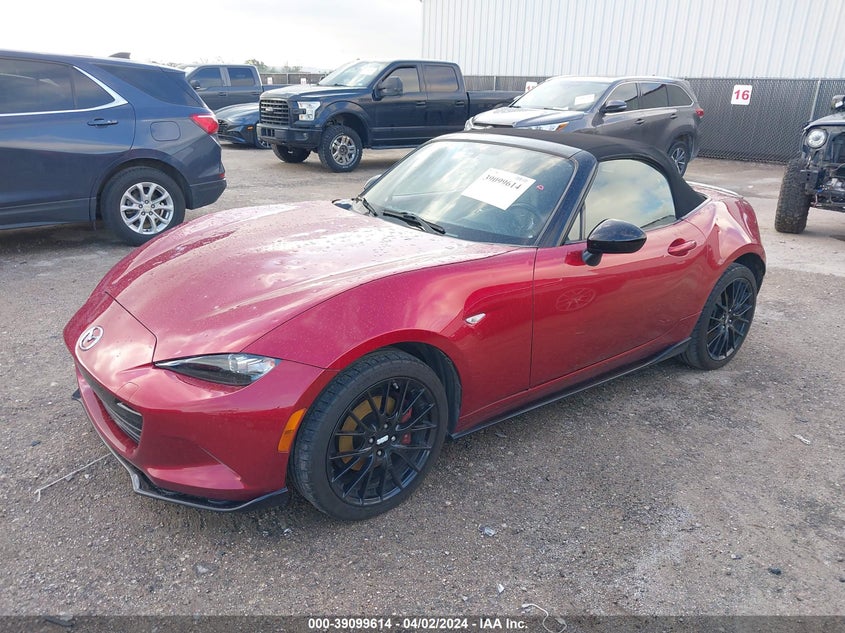 2019 Mazda Mx-5 Miata Club VIN: JM1NDAC77K0301912 Lot: 39099614