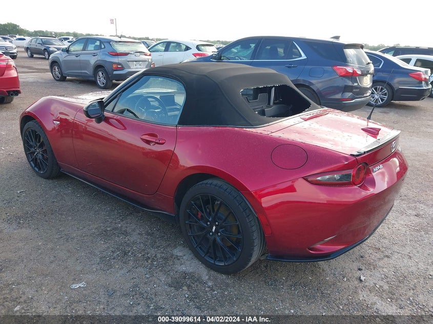 2019 Mazda Mx-5 Miata Club VIN: JM1NDAC77K0301912 Lot: 39099614