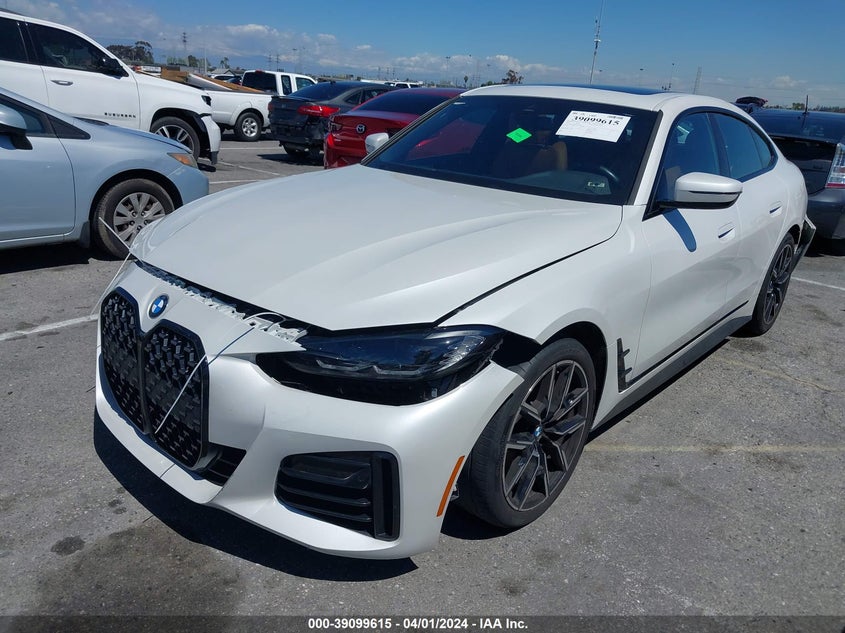 2022 BMW 430I Gran Coupe VIN: WBA63AV06NFM03384 Lot: 39099615