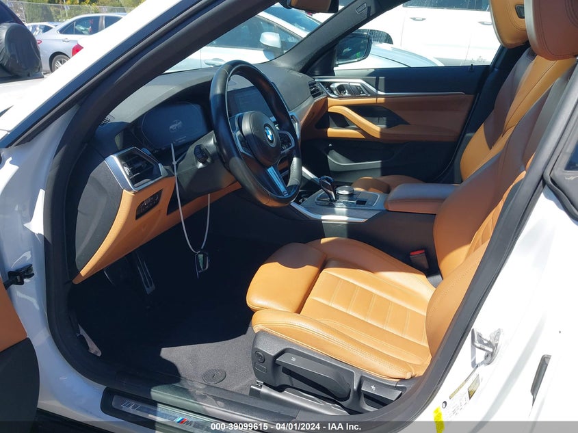 2022 BMW 430I Gran Coupe VIN: WBA63AV06NFM03384 Lot: 39099615