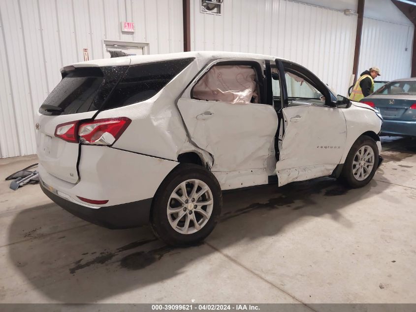 2020 Chevrolet Equinox Fwd Lt 1.5L Turbo VIN: 3GNAXKEV4LS642337 Lot: 39099621