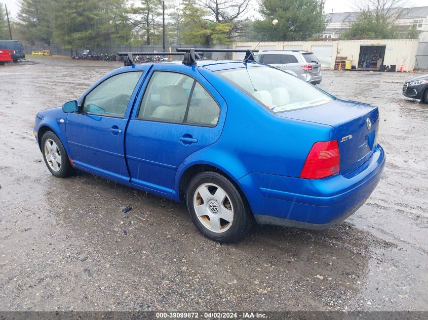 3VWSD29M81M075300 | 2001 VOLKSWAGEN JETTA