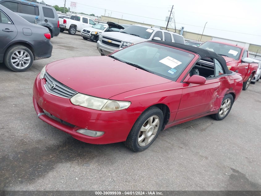 2002 Toyota Camry Solara Sle V6 VIN: 2T1FF22PX2C564195 Lot: 39099939