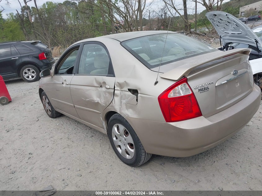 2005 Kia Spectra Ex/Lx/Sx VIN: KNAFE121255179849 Lot: 39100062
