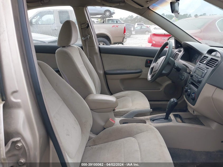 2005 Kia Spectra Ex/Lx/Sx VIN: KNAFE121255179849 Lot: 39100062