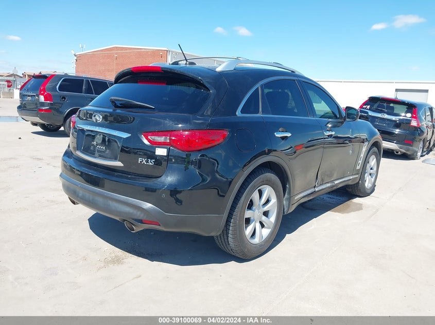 2010 Infiniti Fx35 VIN: JN8AS1MU1AM801021 Lot: 39100069