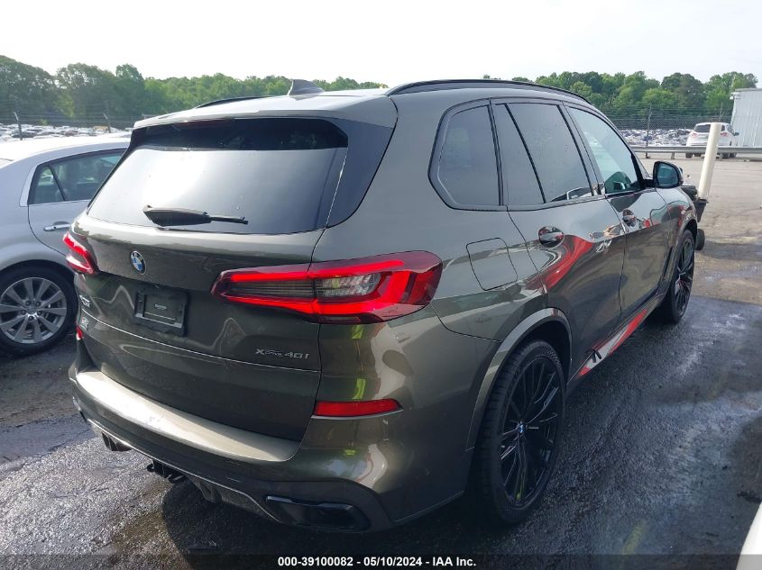 2021 BMW X5 xDrive40I VIN: 5UXCR6C00M9H73698 Lot: 39100082