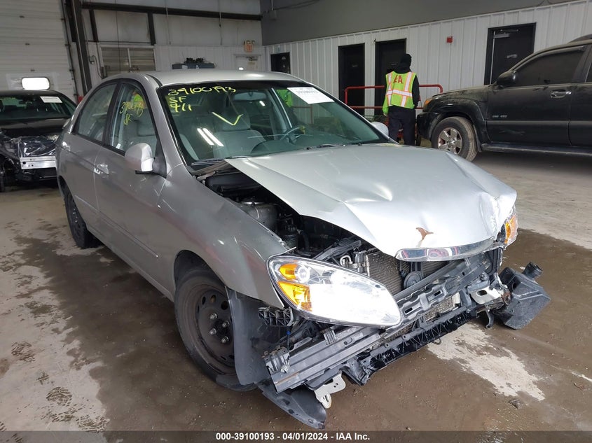 2008 Kia Spectra Ex VIN: KNAFE121085516846 Lot: 39100193