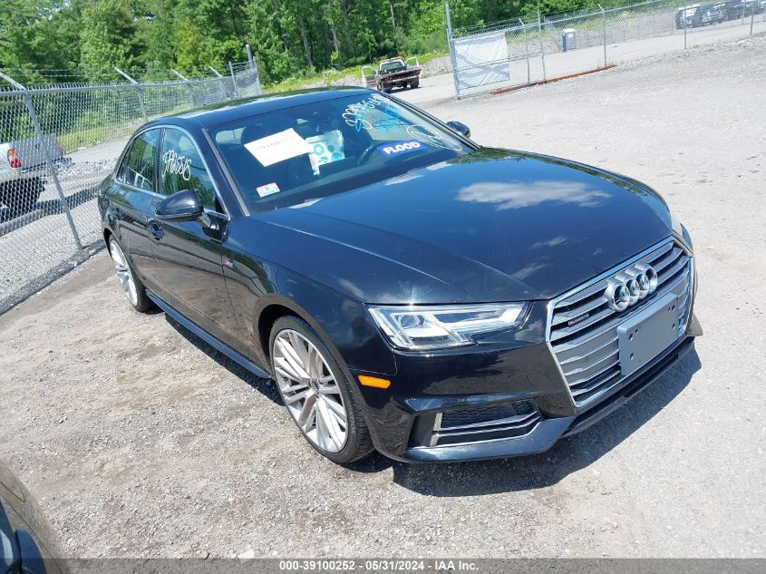 2017 Audi A4 2.0T Premium VIN: WAUENAF43HN000285 Lot: 39100252