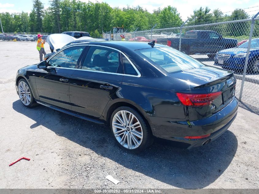 WAUENAF43HN000285 2017 Audi A4 2.0T Premium