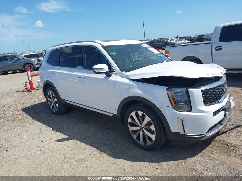 2022 Kia Telluride S VIN: 5XYP64HC7NG272887 Lot: 39100360