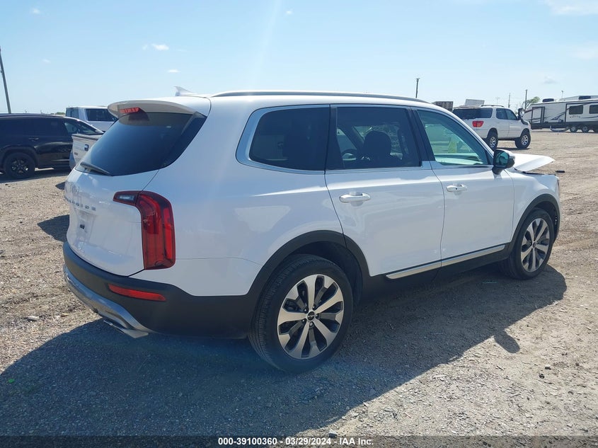 2022 Kia Telluride S VIN: 5XYP64HC7NG272887 Lot: 39100360