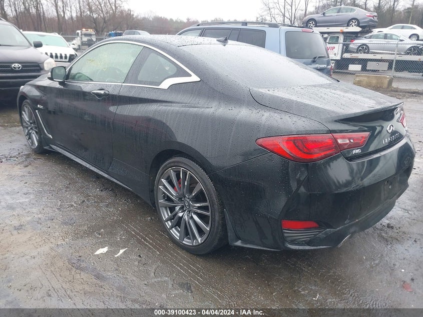 2017 Infiniti Q60 3.0T Red Sport 400 VIN: JN1FV7EL3HM701369 Lot: 39100423