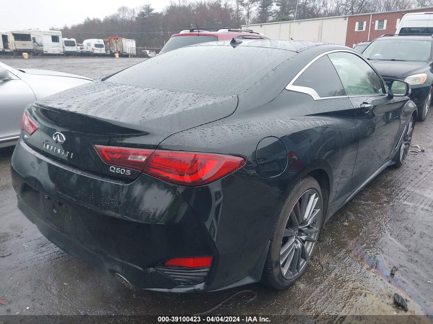 2017 Infiniti Q60 3.0T Red Sport 400 VIN: JN1FV7EL3HM701369 Lot: 39100423