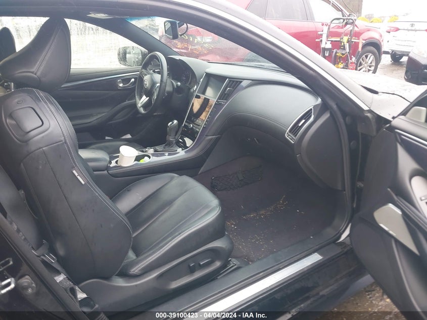 2017 Infiniti Q60 3.0T Red Sport 400 VIN: JN1FV7EL3HM701369 Lot: 39100423