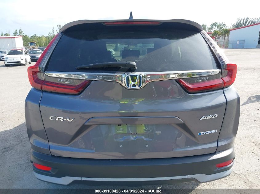 2021 Honda Cr-V Hybrid Ex VIN: 7FART6H51ME011361 Lot: 39100425