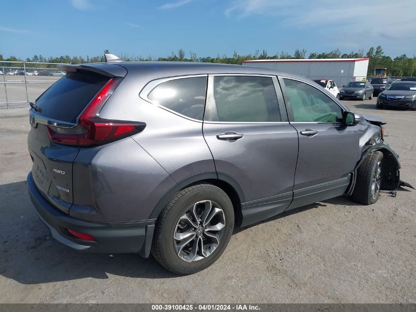 2021 Honda Cr-V Hybrid Ex VIN: 7FART6H51ME011361 Lot: 39100425