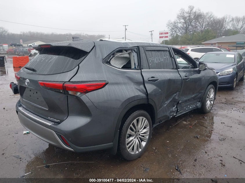 2023 TOYOTA HIGHLANDER 2.4L I4   N(VIN: 5TDKDRAH2PS042991