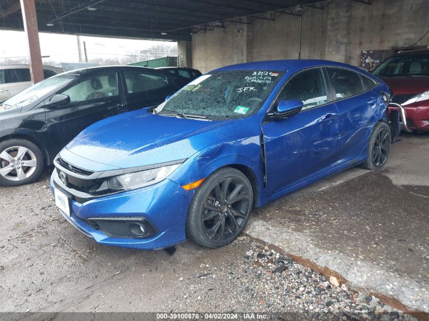 2019 Honda Civic Sport VIN: 19XFC2F86KE200398 Lot: 39100578