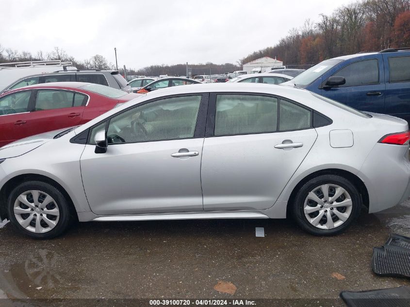 JTDEPMAE2NJ220065 2022 Toyota Corolla Le