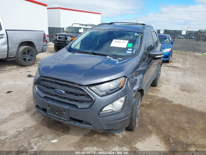 VIN MAJ6P1CL3JC168111 2018 FORD ECOSPORT SES