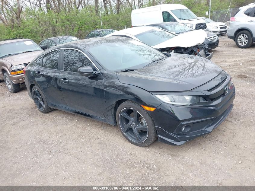 2019 Honda Civic Sport VIN: 2HGFC2F88KH545485 Lot: 39100786