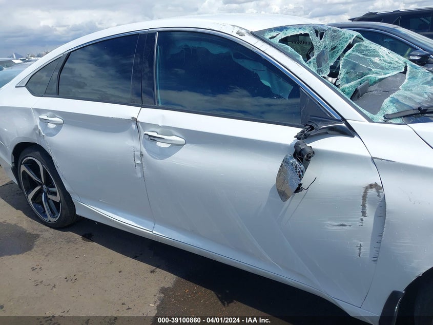 VIN 1HGCV1F34MA096707 2021 HONDA ACCORD SPORT
