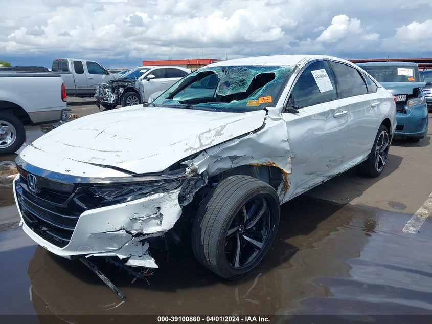 VIN 1HGCV1F34MA096707 2021 HONDA ACCORD SPORT
