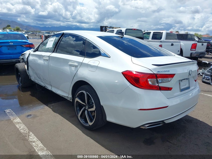 VIN 1HGCV1F34MA096707 2021 HONDA ACCORD SPORT