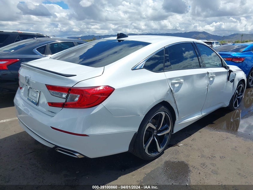 VIN 1HGCV1F34MA096707 2021 HONDA ACCORD SPORT