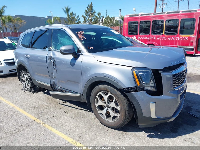 2021 Kia Telluride Ex VIN: 5XYP34HC1MG192802 Lot: 39101324